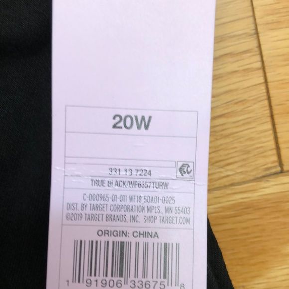 🔴 2 for $25 WILD FABLE Stretch Black Denim Seamed Mini Skirt size 20W - Picture 3 of 6